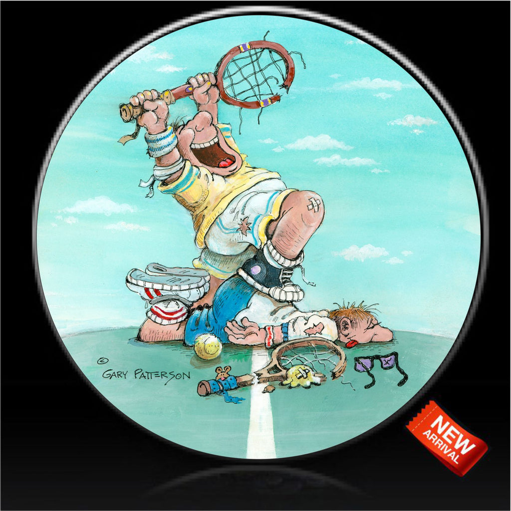 Tennis "LOVE" anyone? Add these great tennis spare tire cover designs to your ride