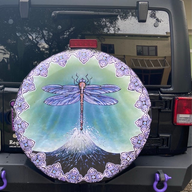 Dragonfly escape spare tire cover