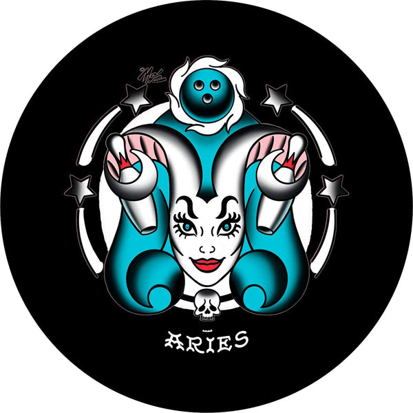 Aries Zodiac Sign Woman Spare Tire Cover-Custom made to your exact tire size
