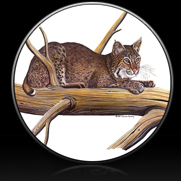 bobcat on the lookout spare tire cover