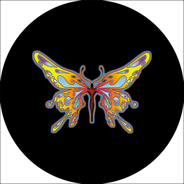 Butterfly Spare Tire Cover Mike Dubois©-Custom made to your exact tire size