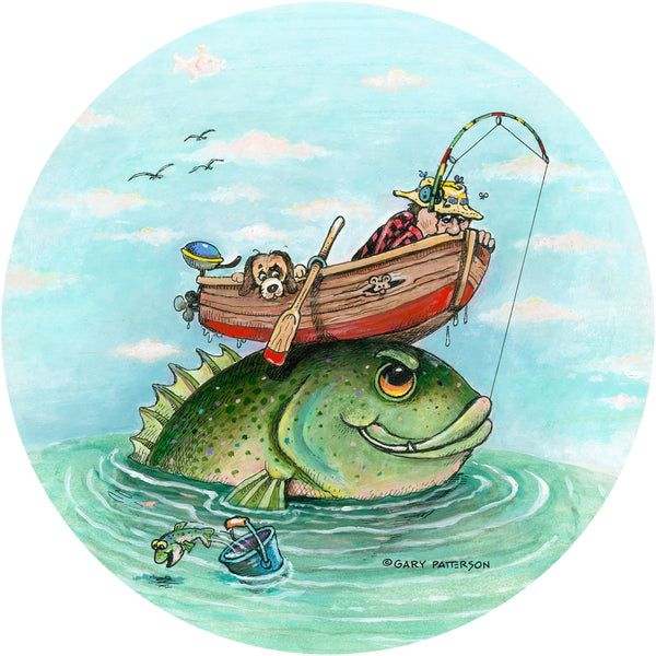 Fish Catch of the day Spare Tire Cover Gary Patterson©-Custom made to your exact tire size