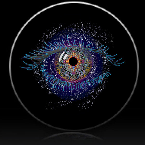 Cosmic eye spare tire cover