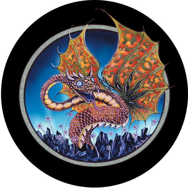 Dragon in Flight Spare Tire Cover Mike Dubois©-Custom made to your exact tire size