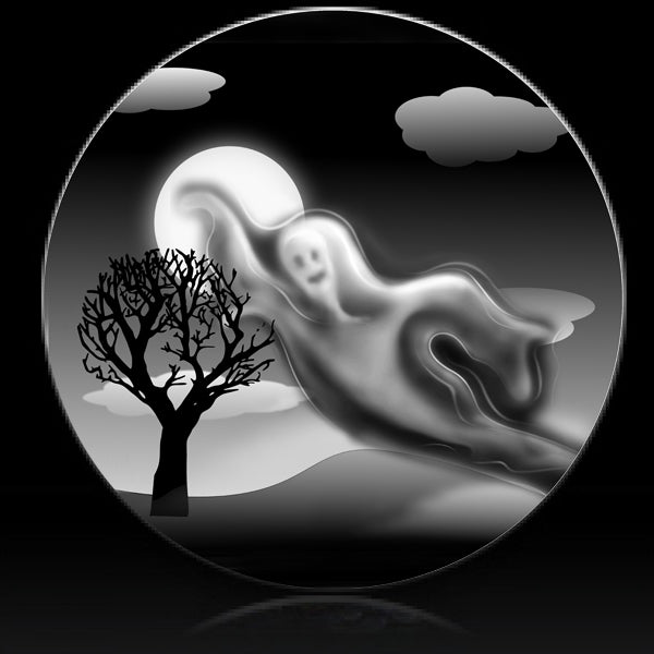 halloween ghost spare tire cvoer