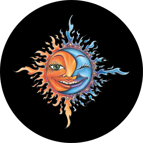 Moon Sun Yin Yang Mike Dubois©-Custom made to your exact tire size