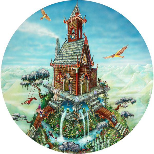Gnome Mountain House Spare Tire Cover Mike Dubois©-Custom made to your exact tire size