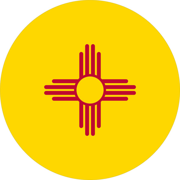 New Mexico Flag Spare Tire Cover