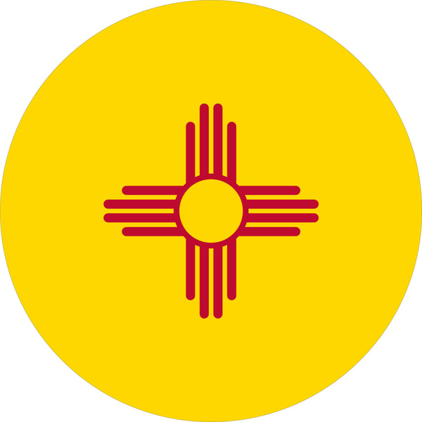 New Mexico Flag Spare Tire Cover