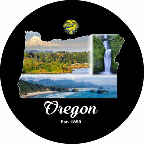 Oregon Spare Tire Cover-Custom made to your exact tire size