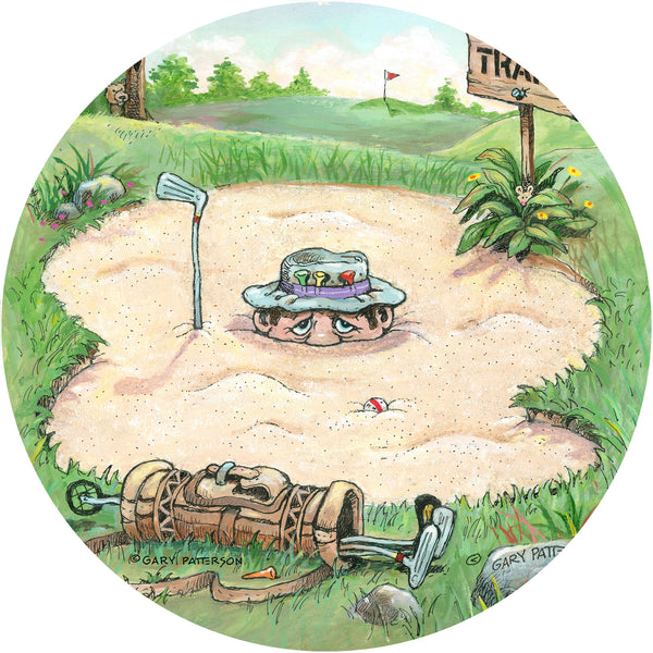 Golf Sand Trap Spare Tire Cover Gary Patterson©-Custom made to your exact tire size