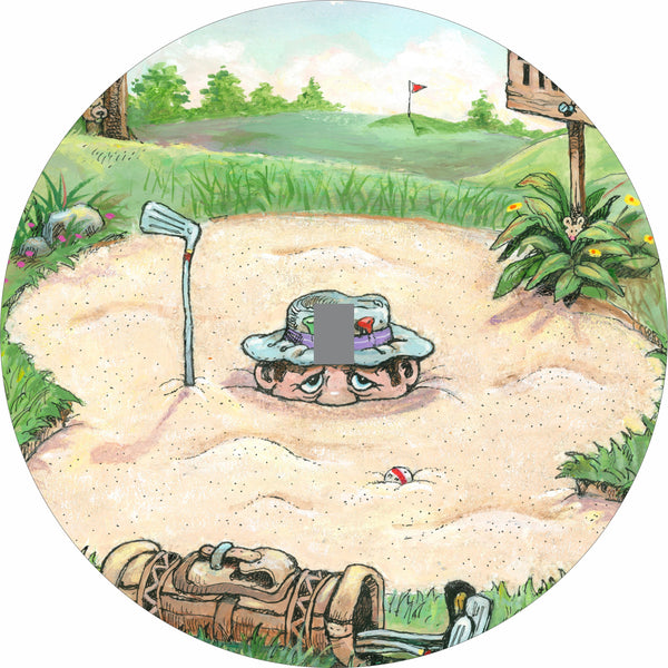 Golf Sand Trap Spare Tire Cover Gary Patterson©-Custom made to your exact tire size