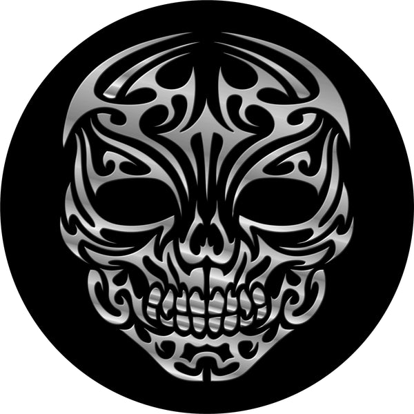 Skull Tribal Spare Tire Cover-Custom made to your exact tire size