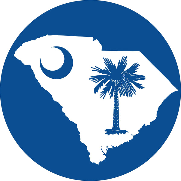 South Carolina Flag Spare Tire Cover-Custom made to your exact tire size