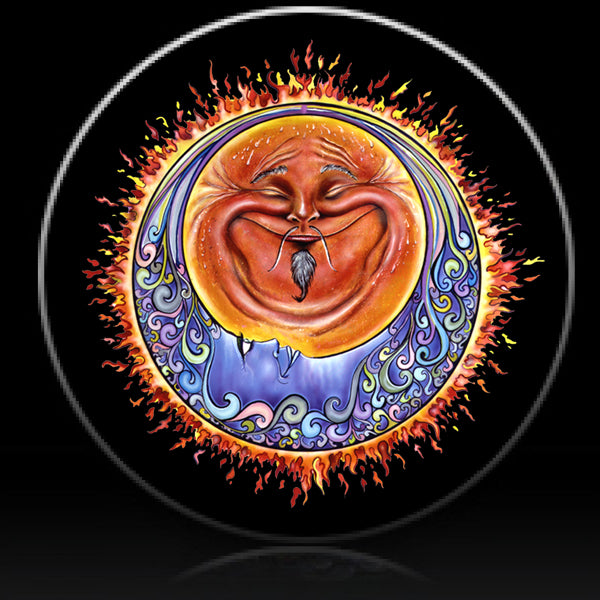 Sun & Moon spare tire cover