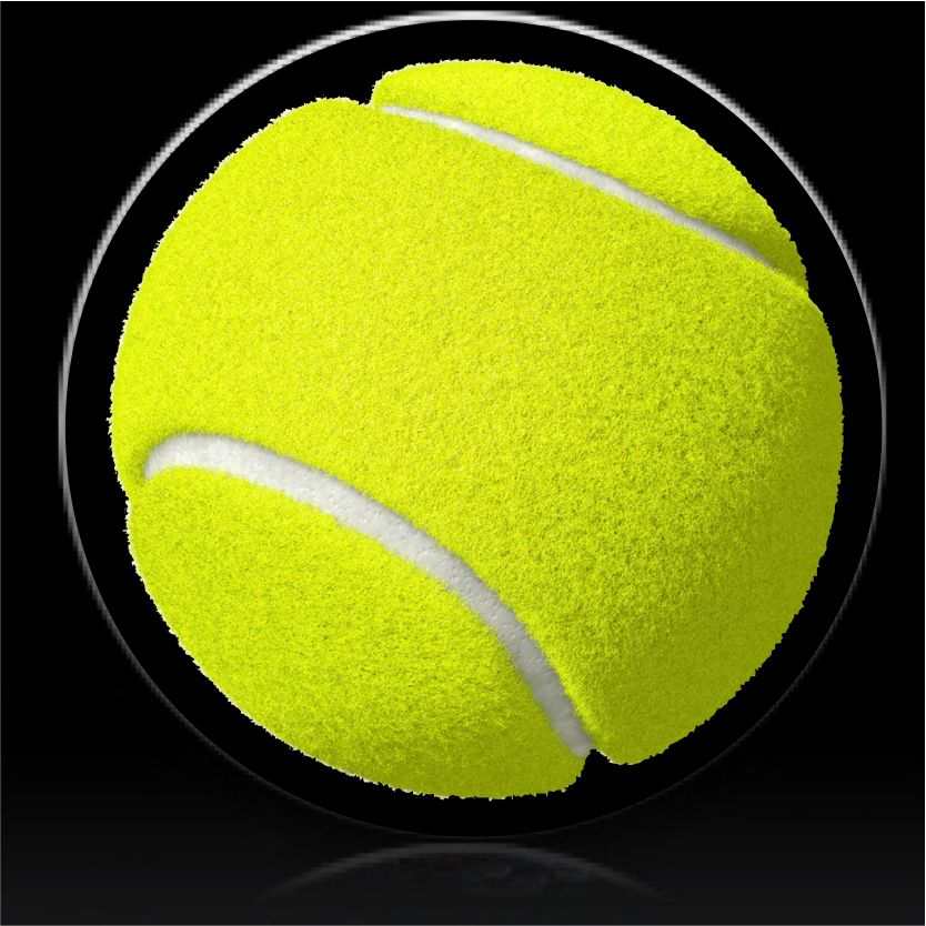 Tennis Ball Spare Tire Cover-Custom made to your exact tire size