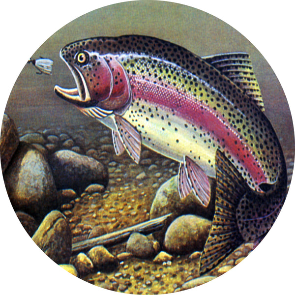 Trout Spare Tire Cover Michael Matherly©-Custom made to your exact tire size