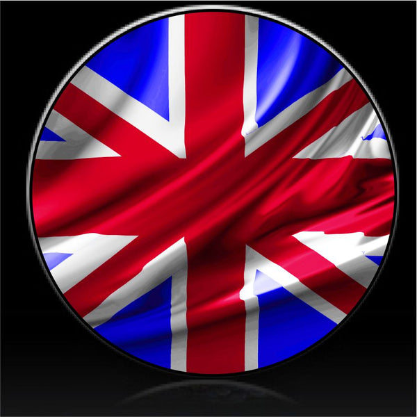 UK United Kingdom Flag Spare Tire Cover-Custom made to your exact tire size