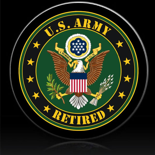 Army retired spare tire cover