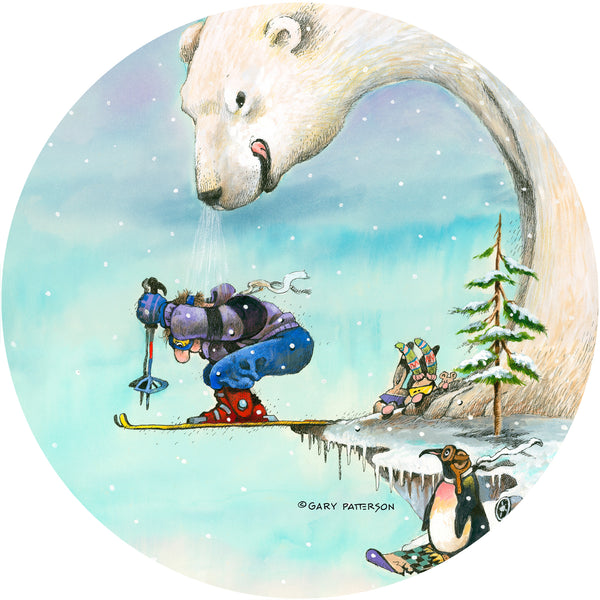 Polar Bear Under Pressure Spare Tire Cover Gary Patterson©-Custom made to your exact tire size
