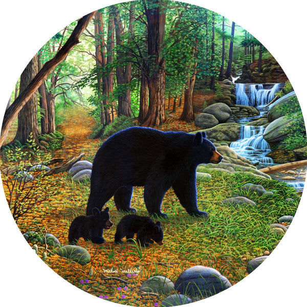 Bears with Cubs Forest Spare Tire Cover Michael Matherly©
