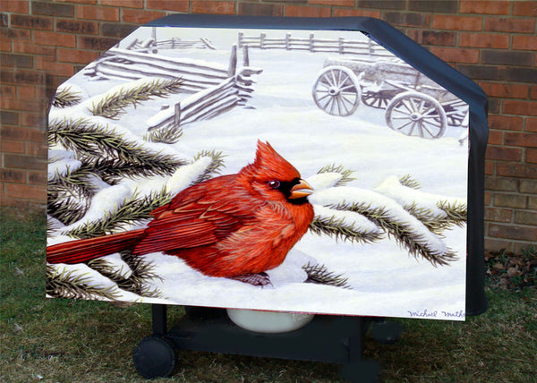 Cardinal Nowhere to Hide BBQ Grill Cover Custom Made For Any Size Grill