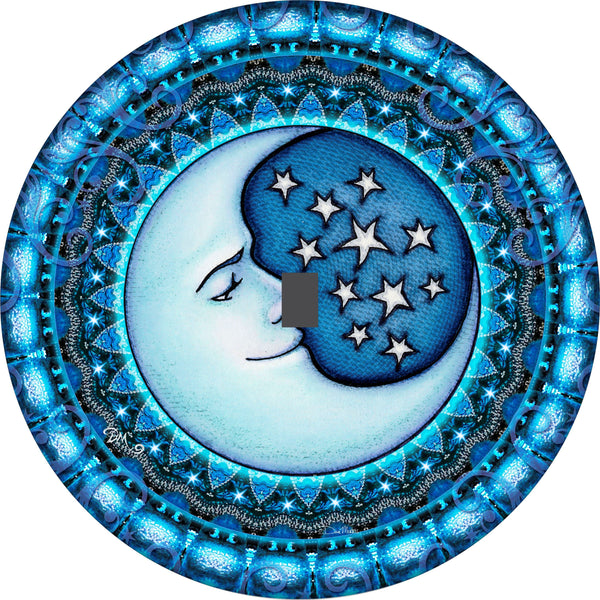 Blue Moon Spare Tire Cover Dan Morris©-Custom made to your exact tire size