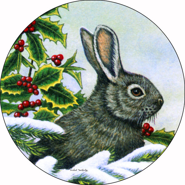 Bunny Rabbit Spare Tire Cover Michael Matherly©-Custom made to your exact tire size