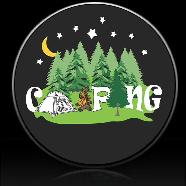 Camping tent spare tire cover