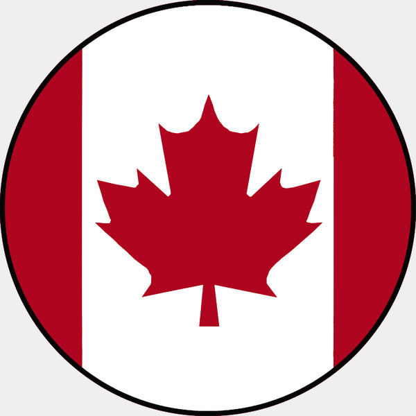 Canadian Flag Spare Tire Cover- Custom made to your exact tire size