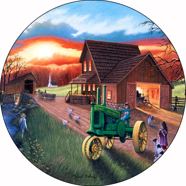 Country Living Spare Tire Cover Michael Matherly©-Custom made to your exact tire size