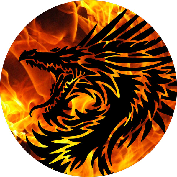 Dragon Spare Tire Cover-Custom made to your exact tire size