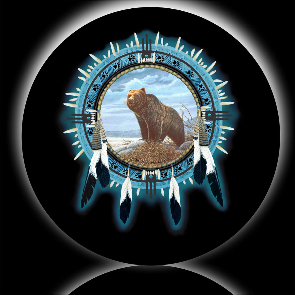 Dream catcher bear spare tire cover