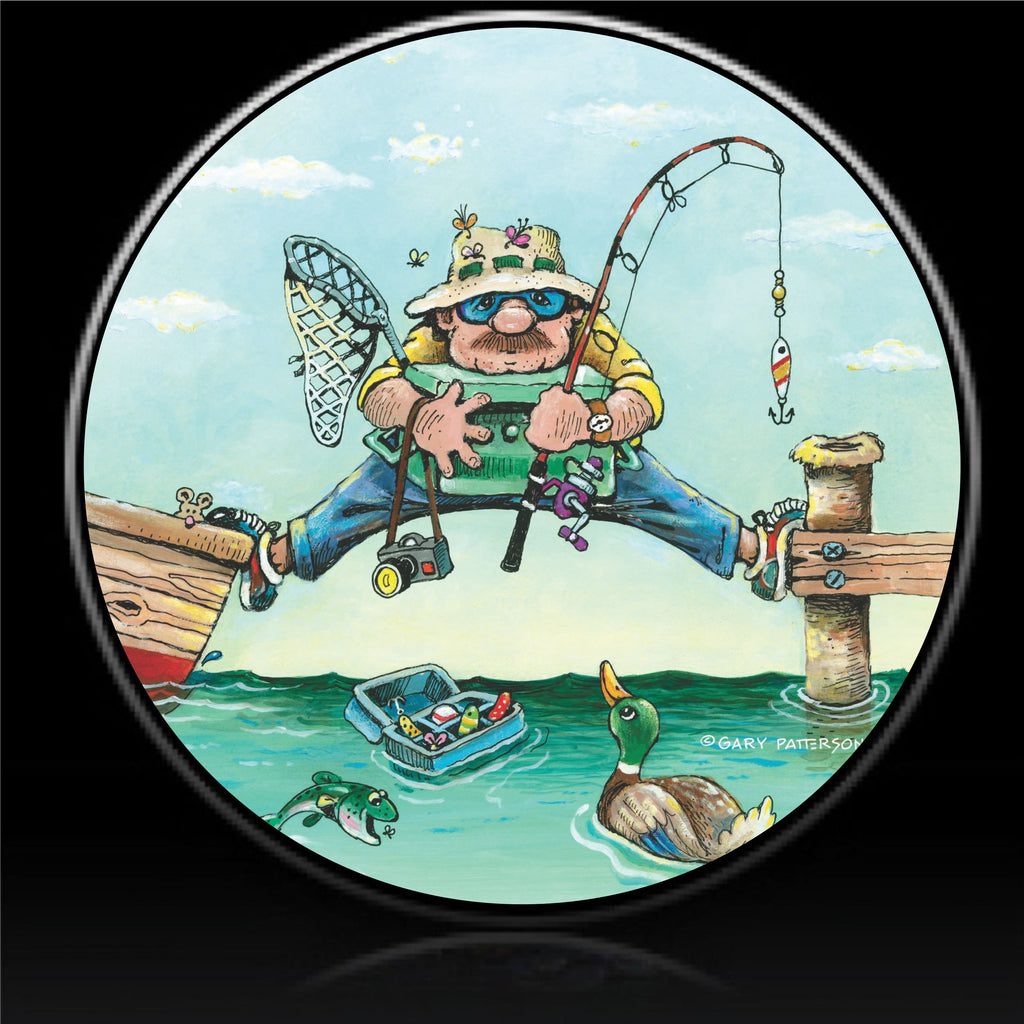 fish missing the boat spare tire cover