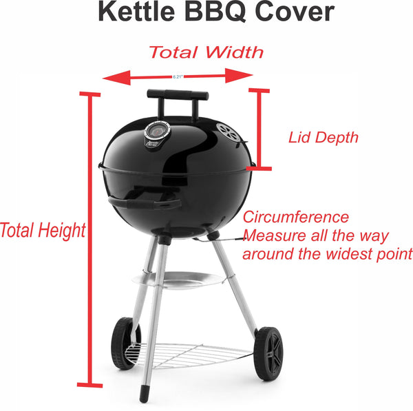 Grill Master in Smoke Cloud BBQ Grill Cover Custom Made For Any Size Grill