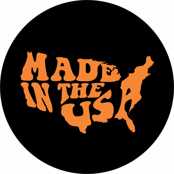 Made in the USA ORANGE Spare Tire Cover-Custom made to your exact tire size