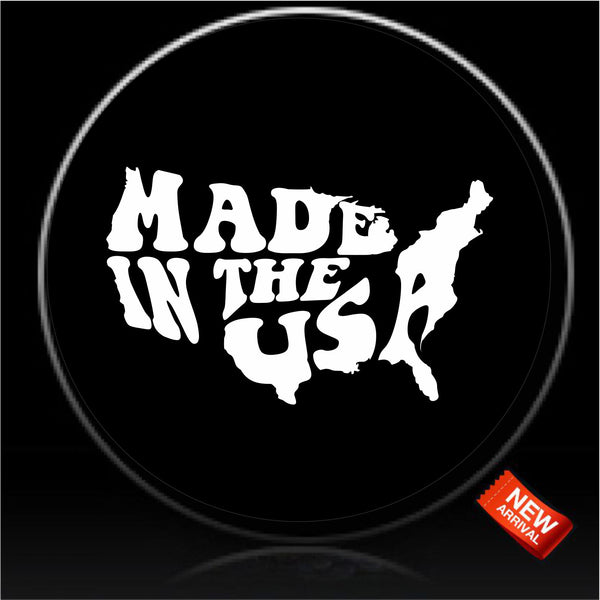 Made in the USA Art spare tire cover
