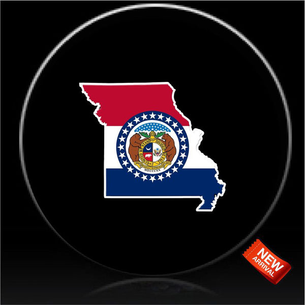 Missouri Flag Spare Tire Cover-Custom made to your exact tire size