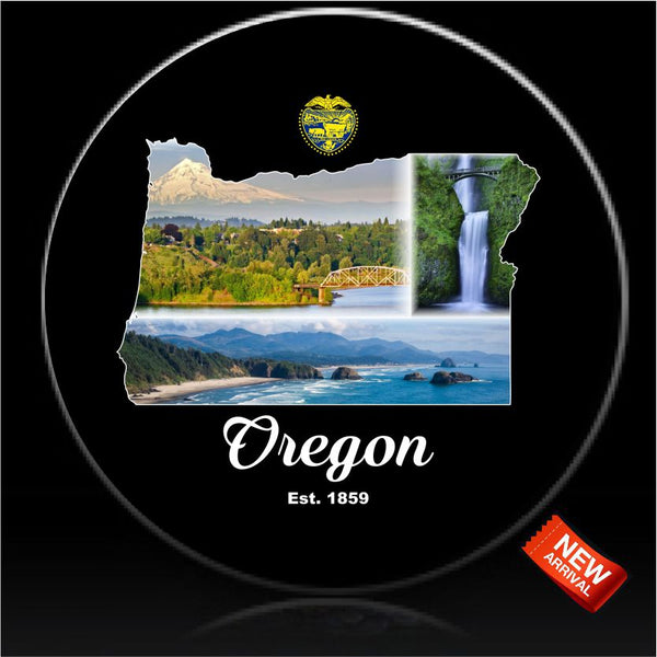 Oregon Spare Tire Cover-Custom made to your exact tire size