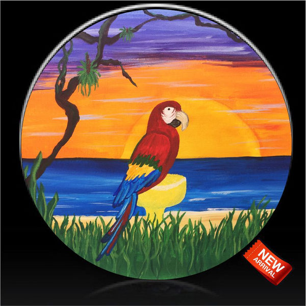 parrot margarita spare tire cover