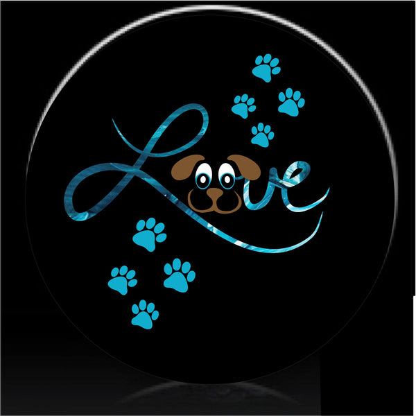 Pet Puppy Love Spare Tire Cover- Custom made to your exact tire size