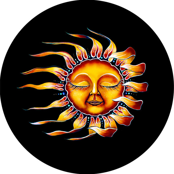 Sun Sleeping Spare Tire Cover Mike Dubois©-Custom made to your exact tire size