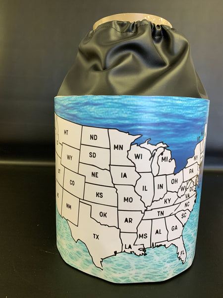 State Map propane tank cover