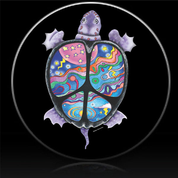 Turtle peace spare tire cover