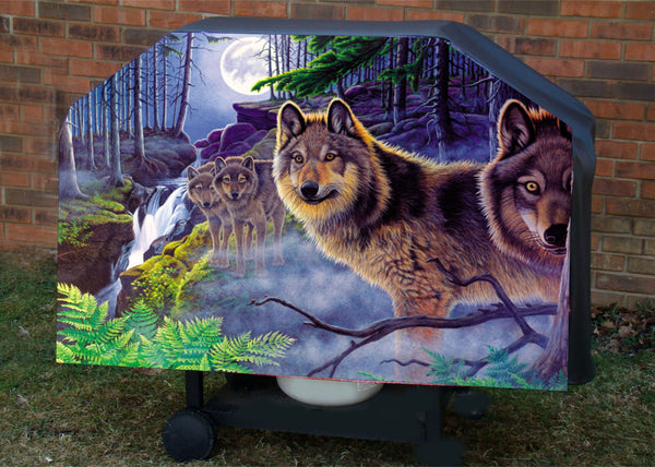 Wolf BBQ Grill Cover Custom Made For Any Size Grill