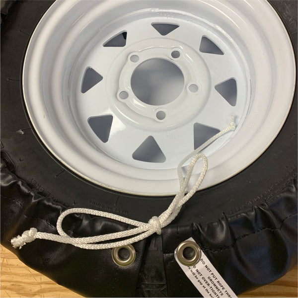 spare tire cover rope & zip tie