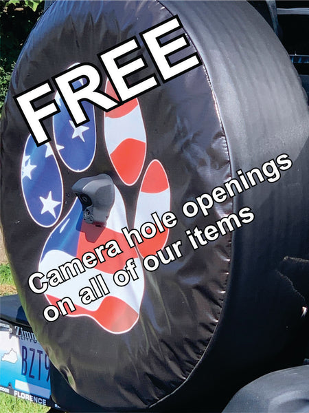 Welcome to our home away from home Spare Tire Cover-Custom made to your exact tire size