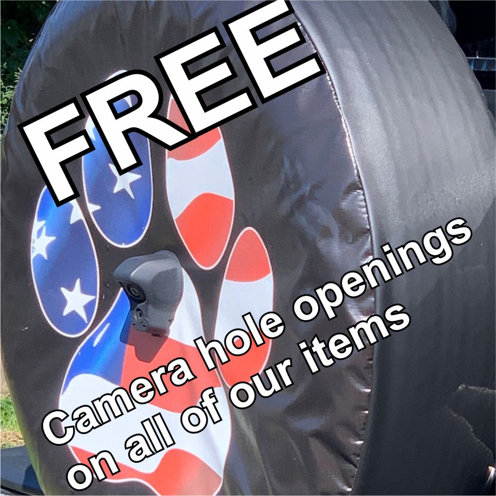 Camo Leaf Blue Spare Tire Cover-Custom made to your exact tire size – Tire  Cover Central