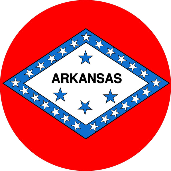 Arkansas Spare Tire Cover-Custom made to your exact tire size