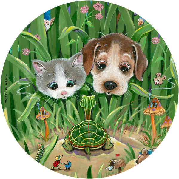 Dog Backyard Explorers Spare Tire Cover Gary Patterson©-Custom made to your exact tire size
